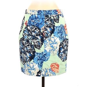 J-Crew "The Pencil Skirt" Floral